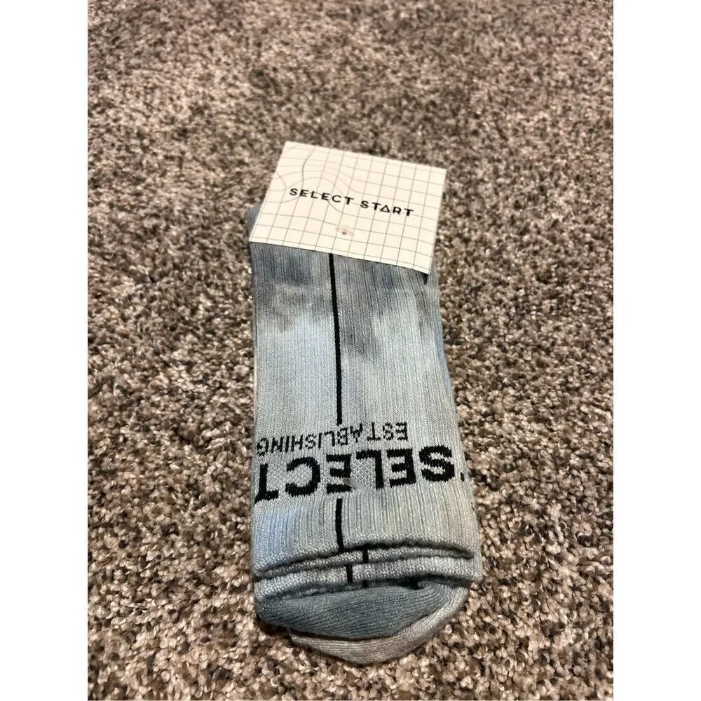 Select Start tie dye crew socks C27-48
